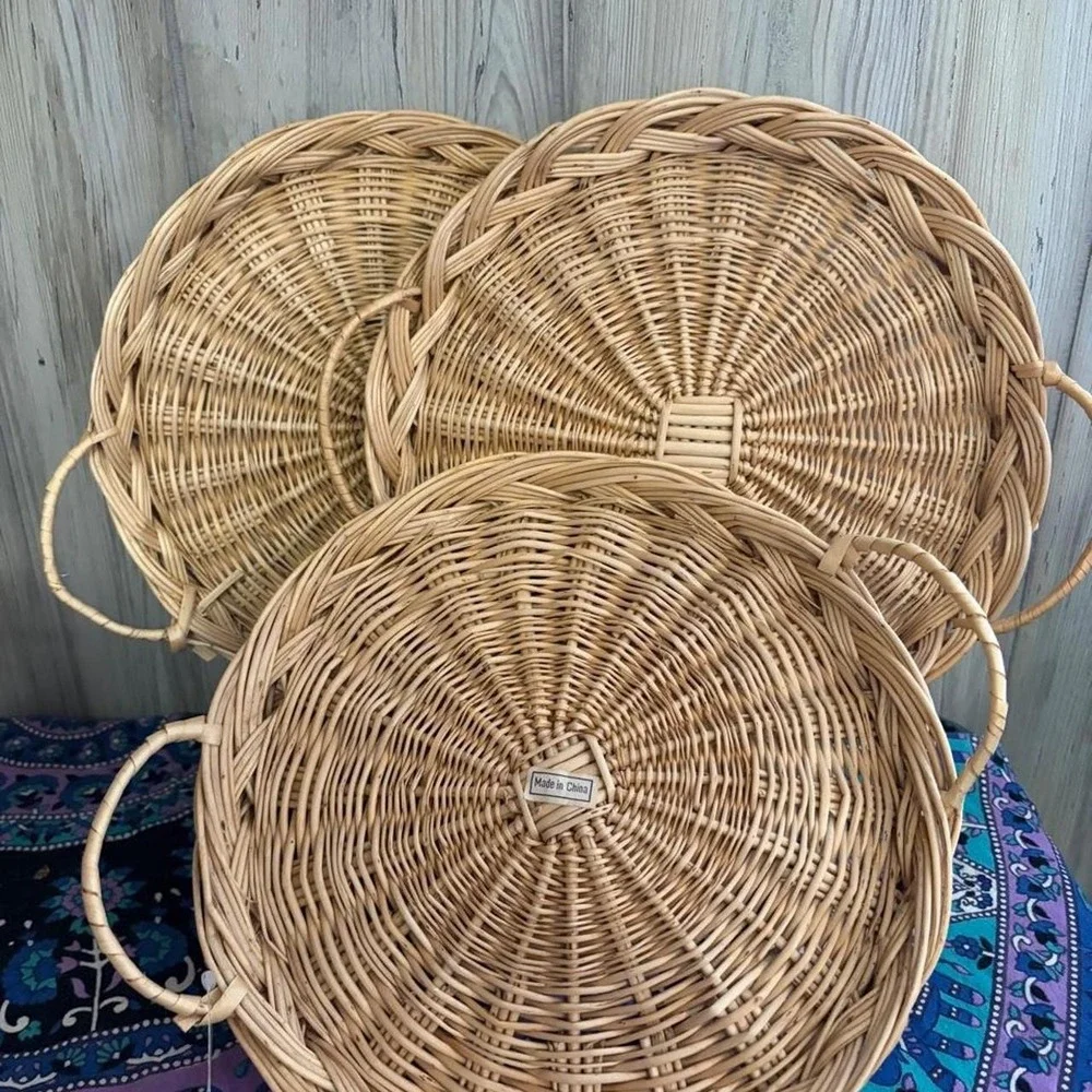 Wicker Basket Tray
